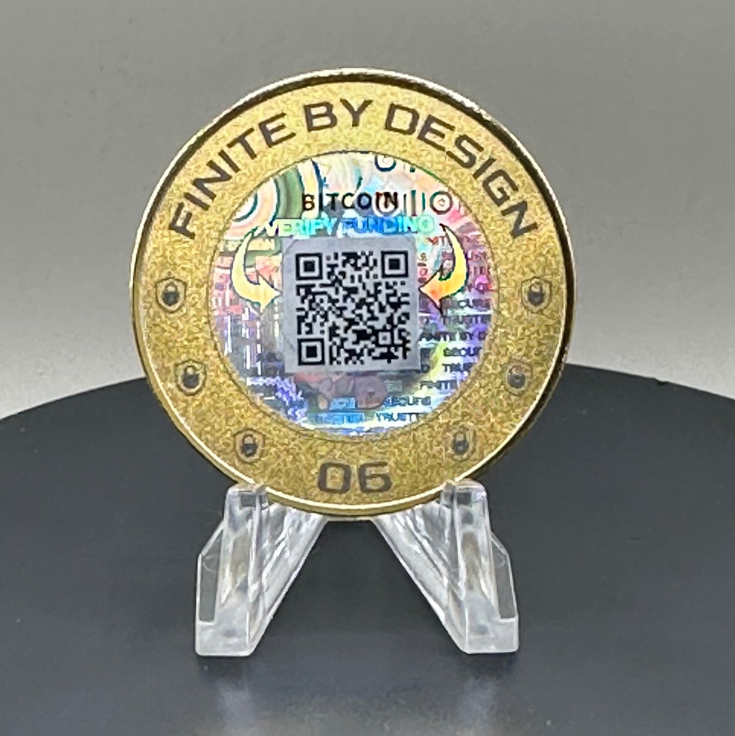 100,000 Satoshis Physical Bitcoin – Limited Edition (00–99)