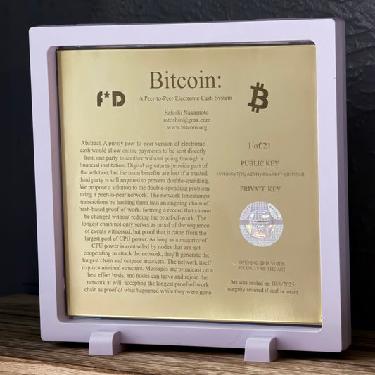 The White Paper: Engraved in Brass