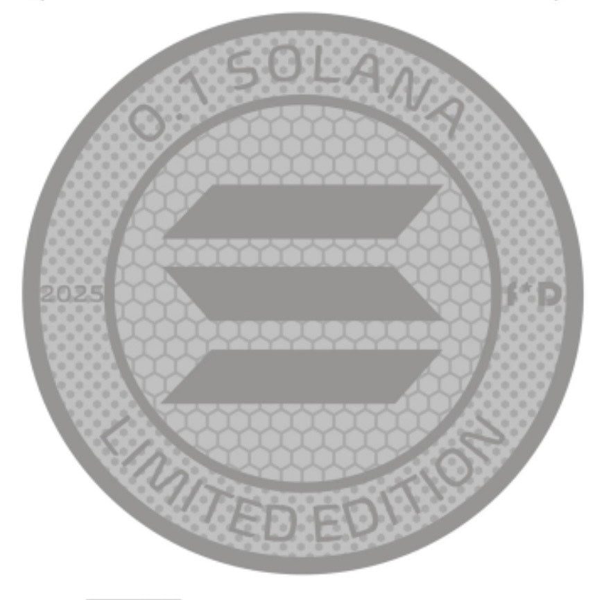 PREORDER 0.1 Solana (Assembled Coins) - (50 Pack)