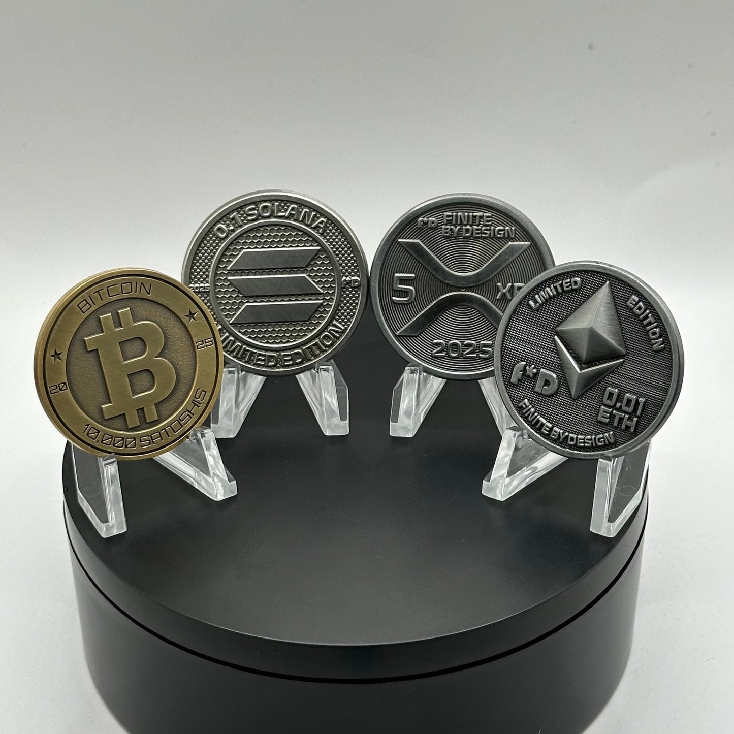4-Coin Precision-Struck Time Capsule Set (BTC, ETH, SOL, XRP)