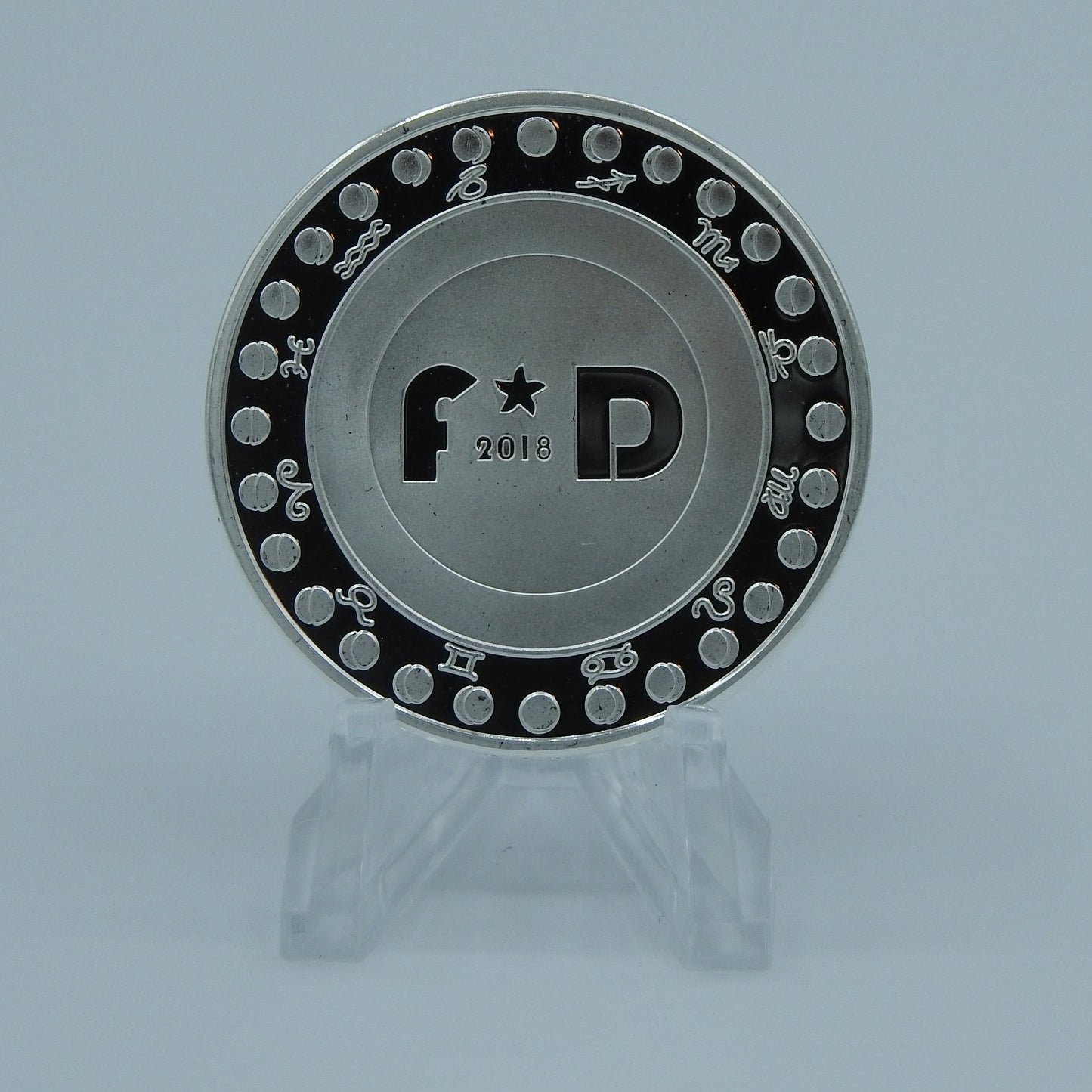 1 Troy Ounce .999 Fine Silver Bitcoin Cash (only 100 coins made) image 1